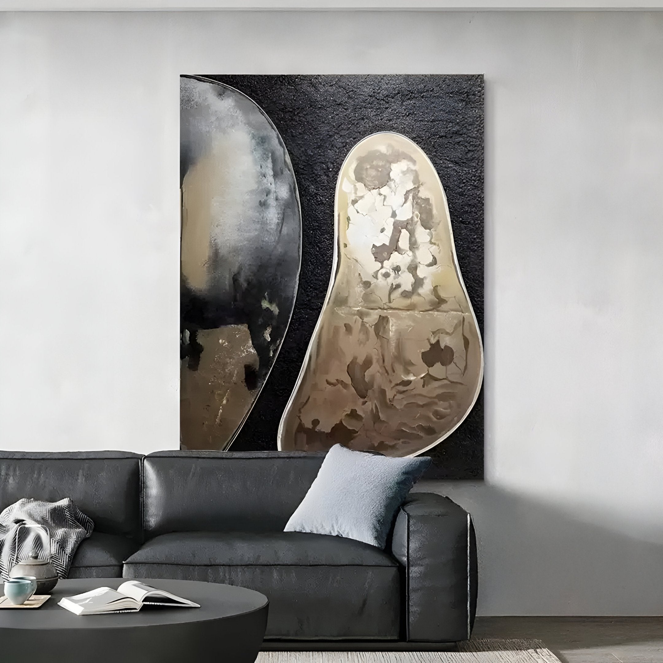 Tectra Drift Earth Textured Oil Painting 3D Wall Art