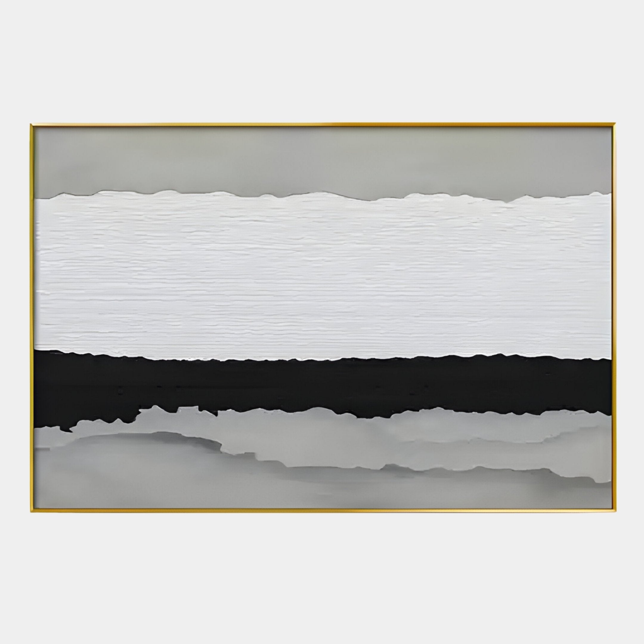 Stratisse Grey Layered 3D Carving Wall Art