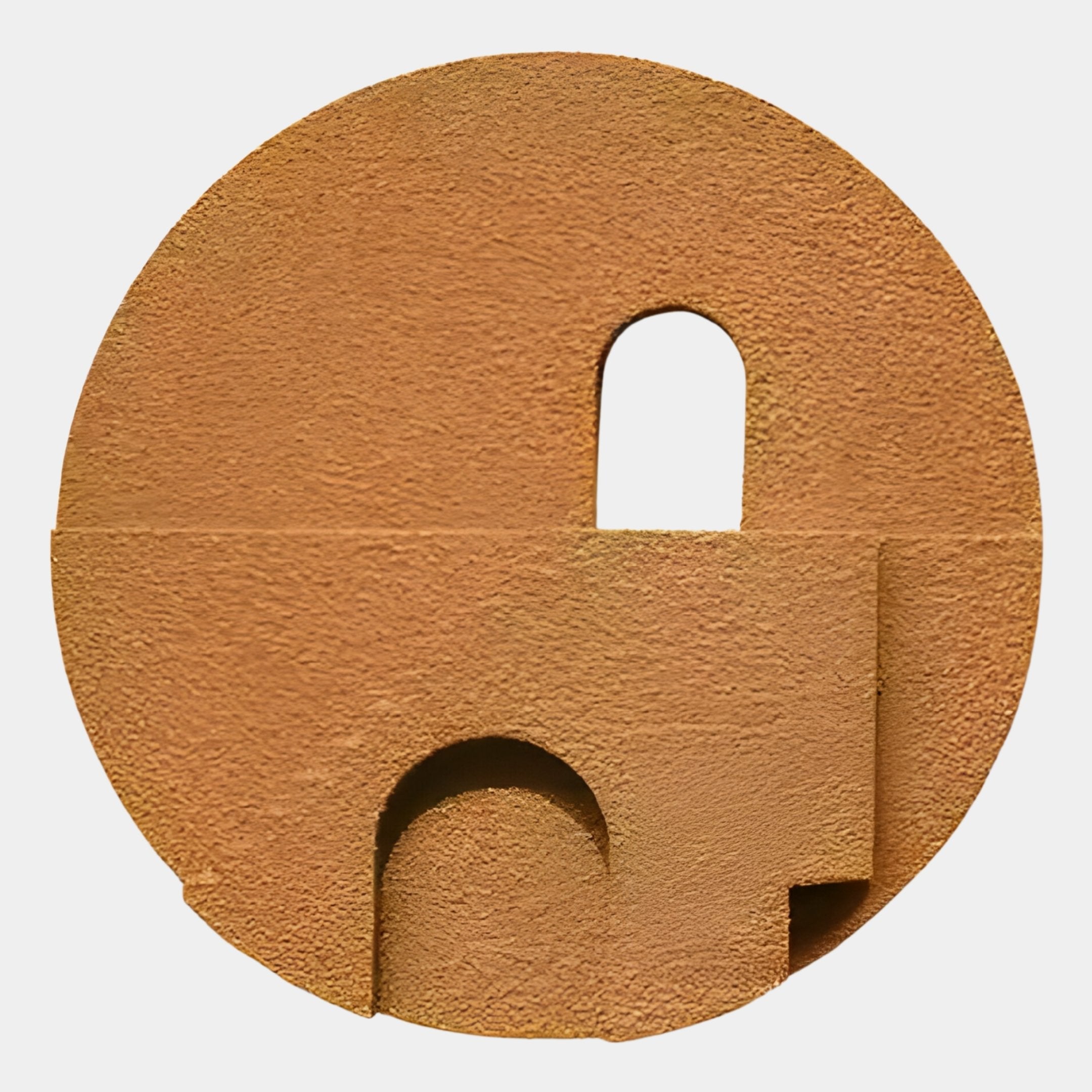 Arcuza Ochre III Wood Carving Sandstone 3D Wall Art