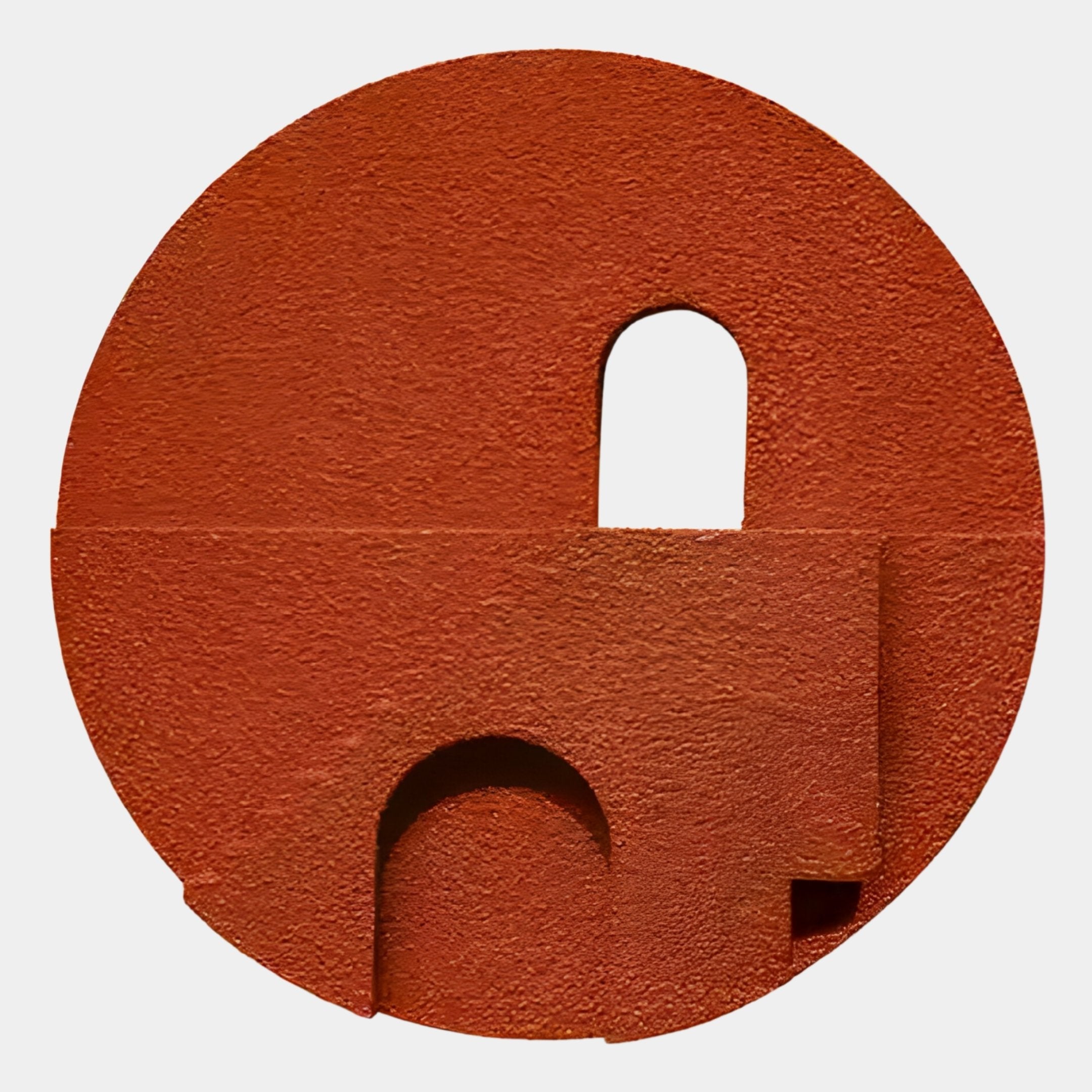 Arcuza Terracotta III Wood Carving Sandstone 3D Wall Art
