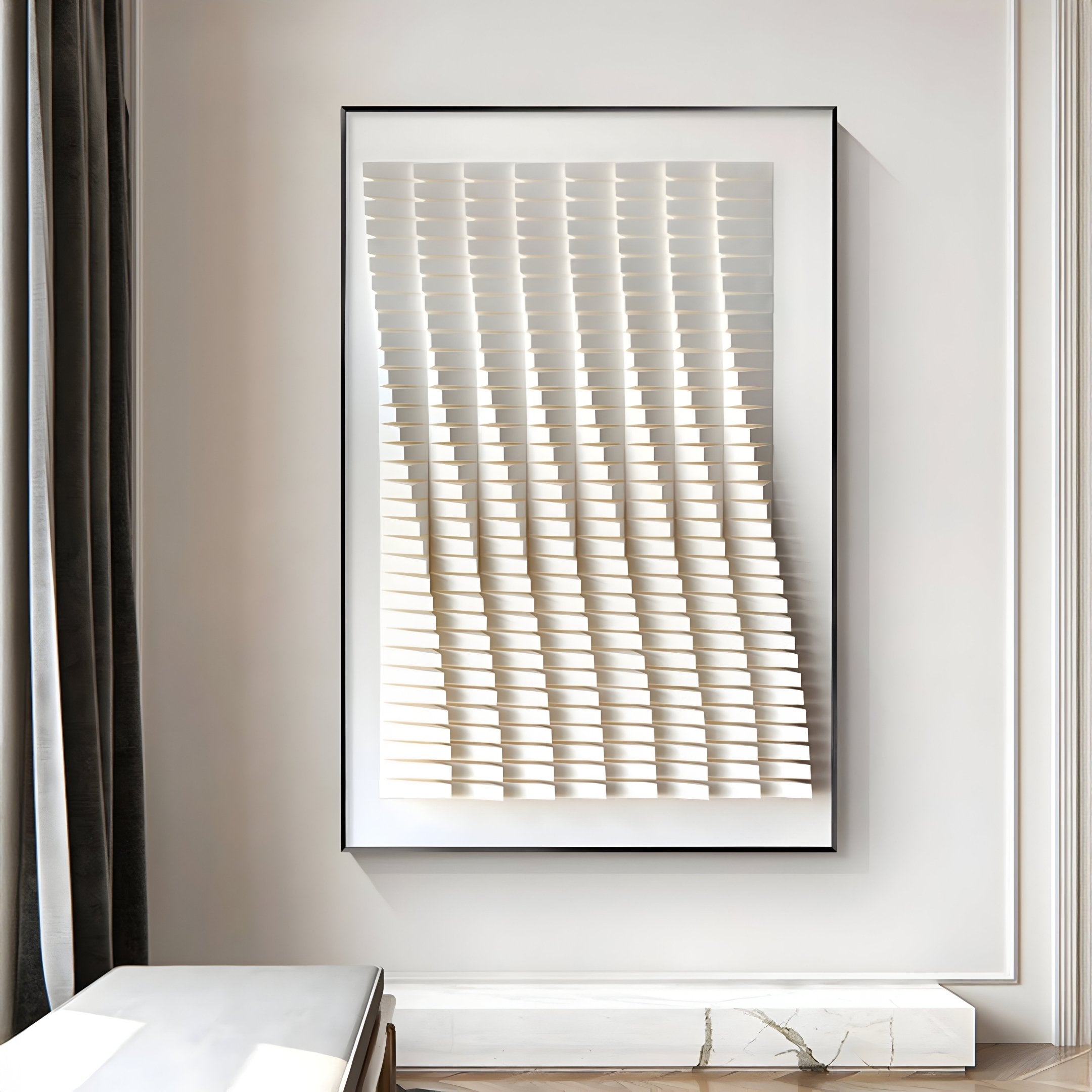 Velistra Arc Wave 3D Relief Wall Art