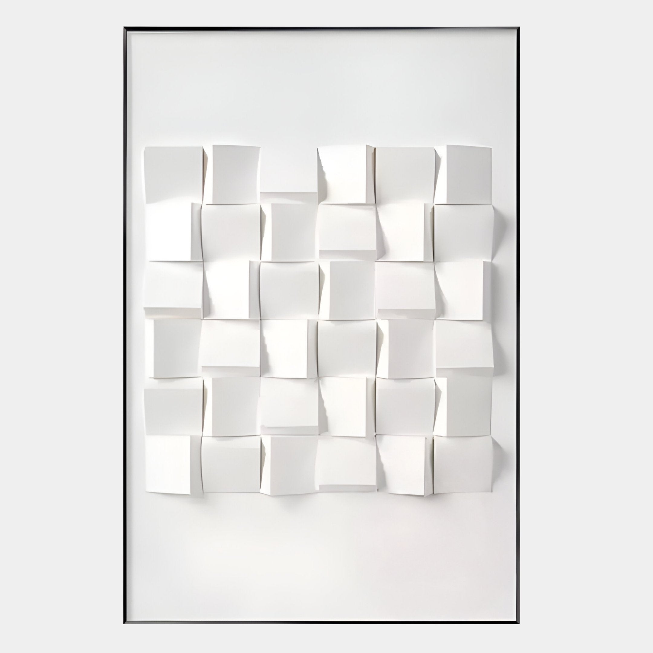 Velistra Cubic Fold 3D Relief Wall Art