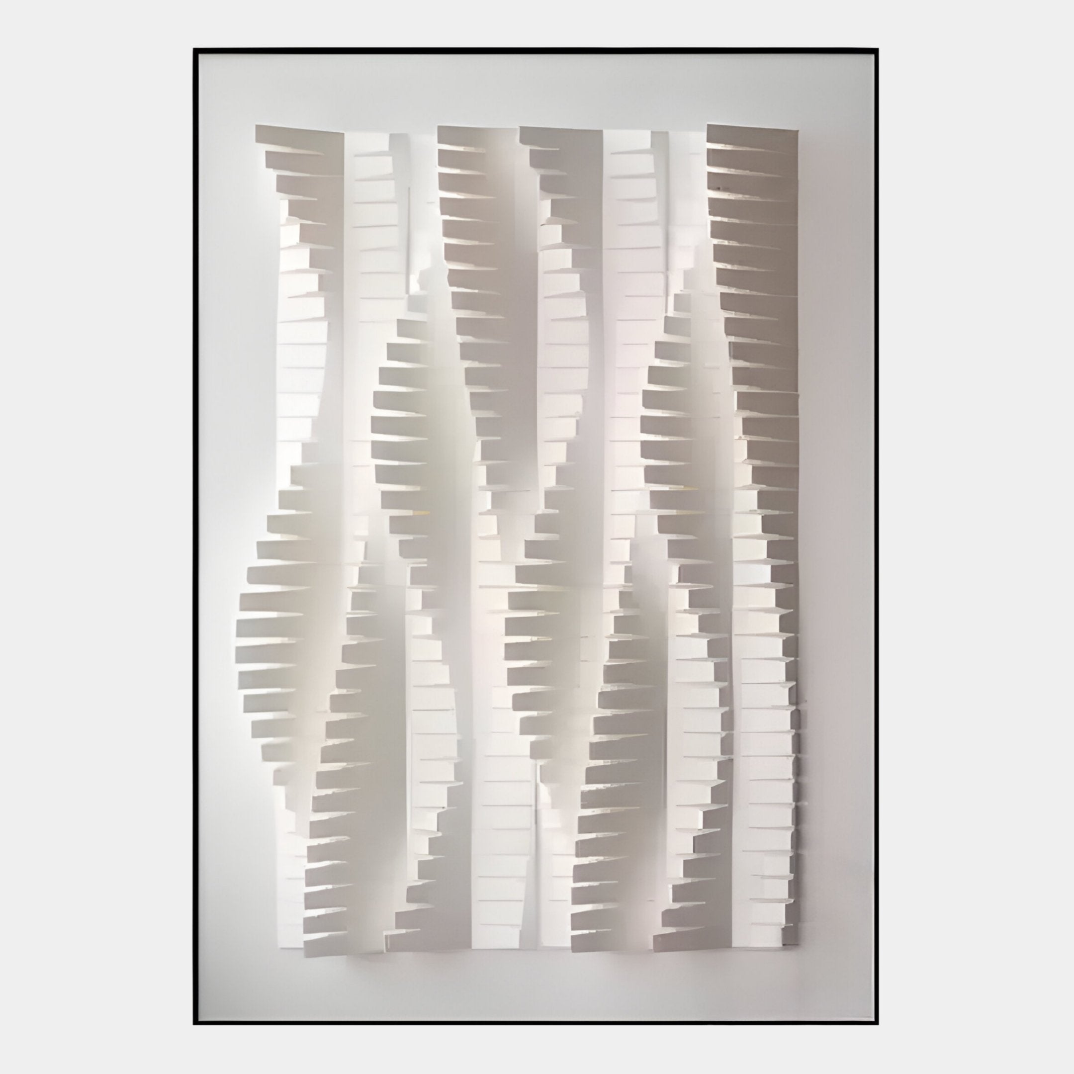 Velistra Dual Curve 3D Relief Wall Art
