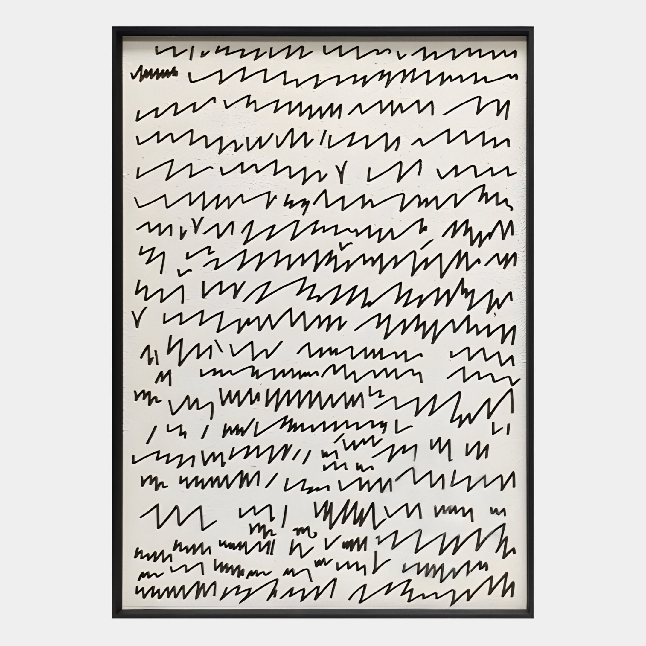 Scriptera Linear Scribble 3D Carving Wall Art