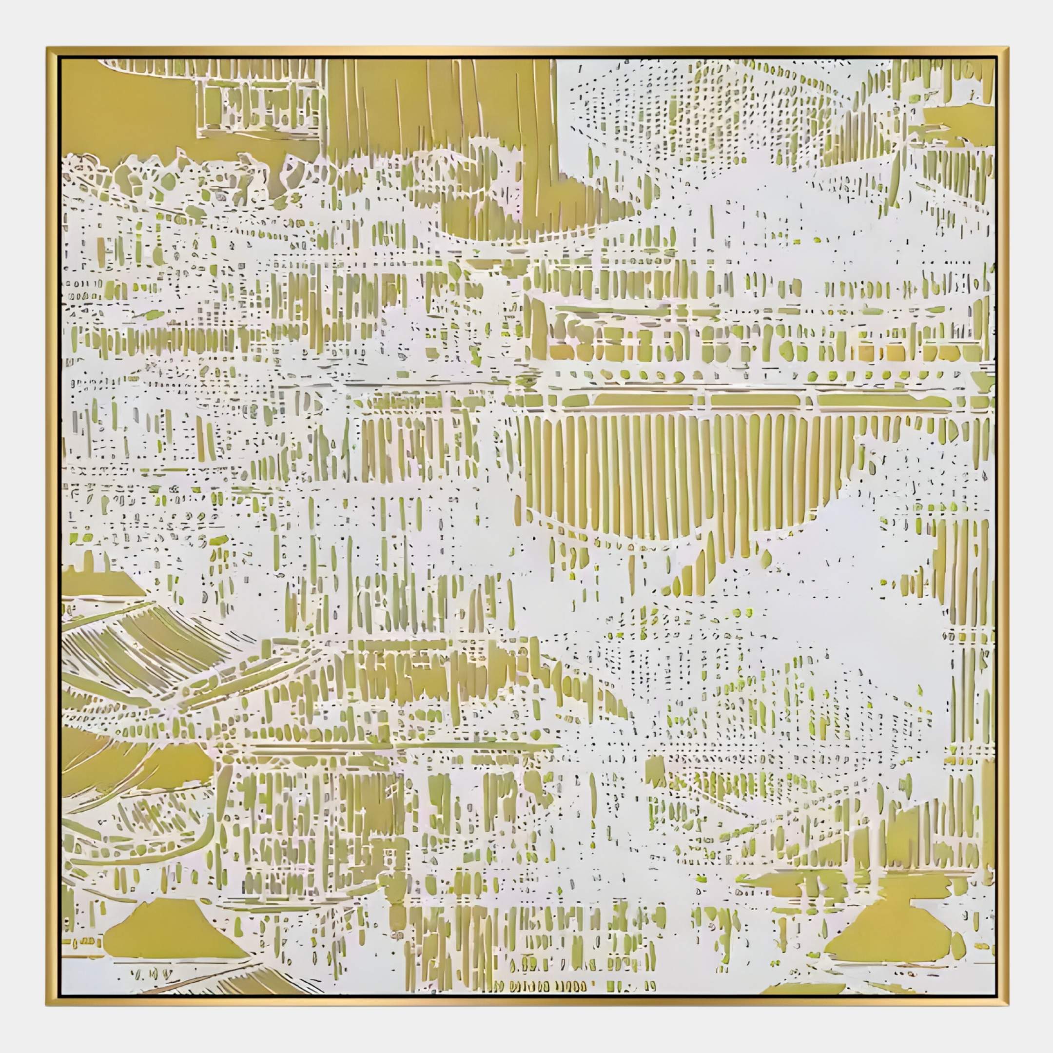 Orienta II Templescape Gold 3D Carving Wall Art