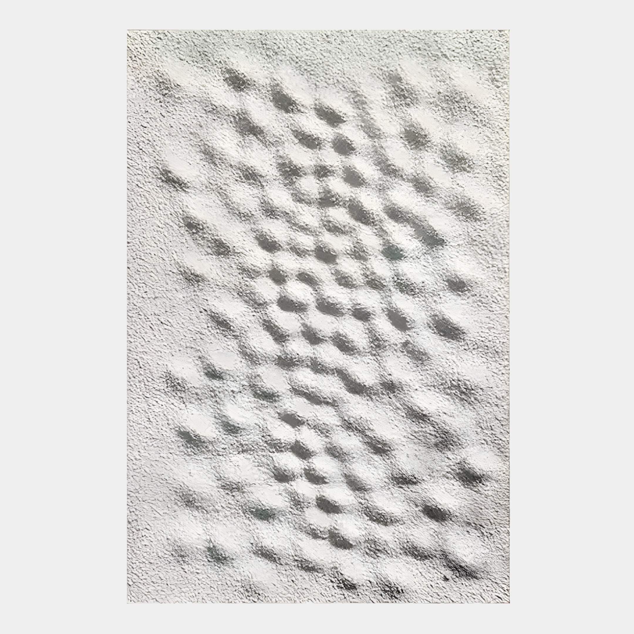 Cavara Echo Textured White 3D Relief Wall Art
