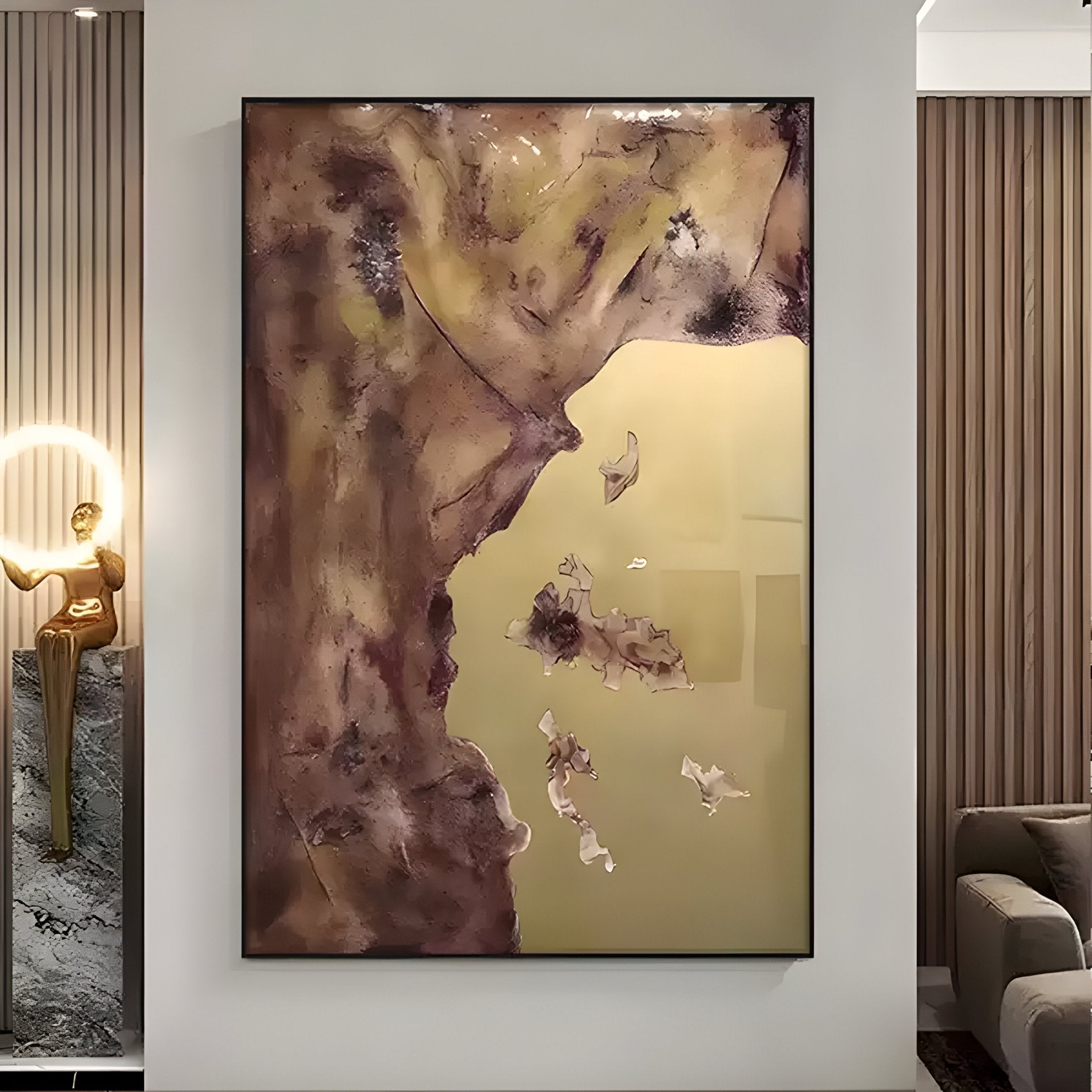 Terravue II Glossy Texture Relief 3D Wall Art