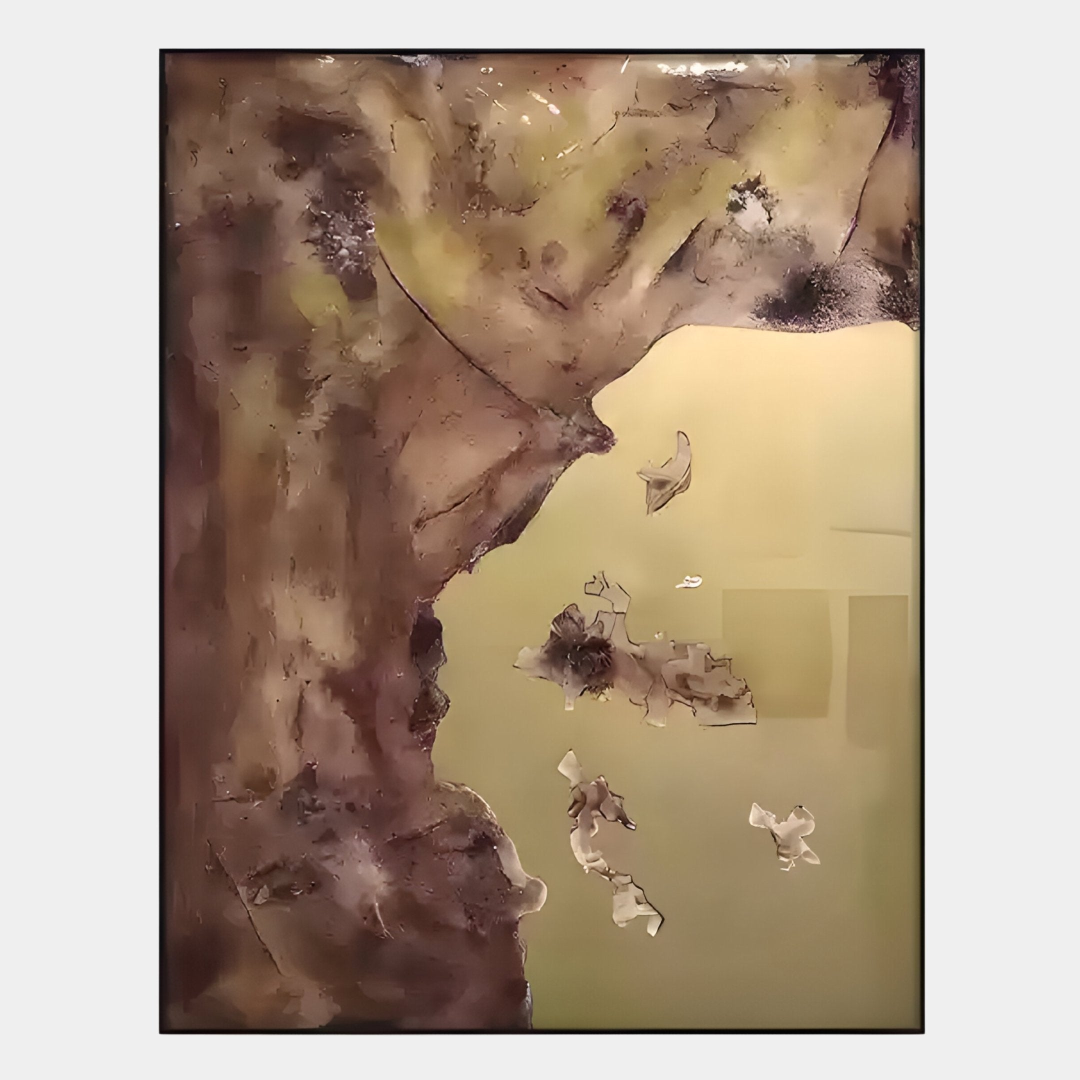 Terravue II Glossy Texture Relief 3D Wall Art