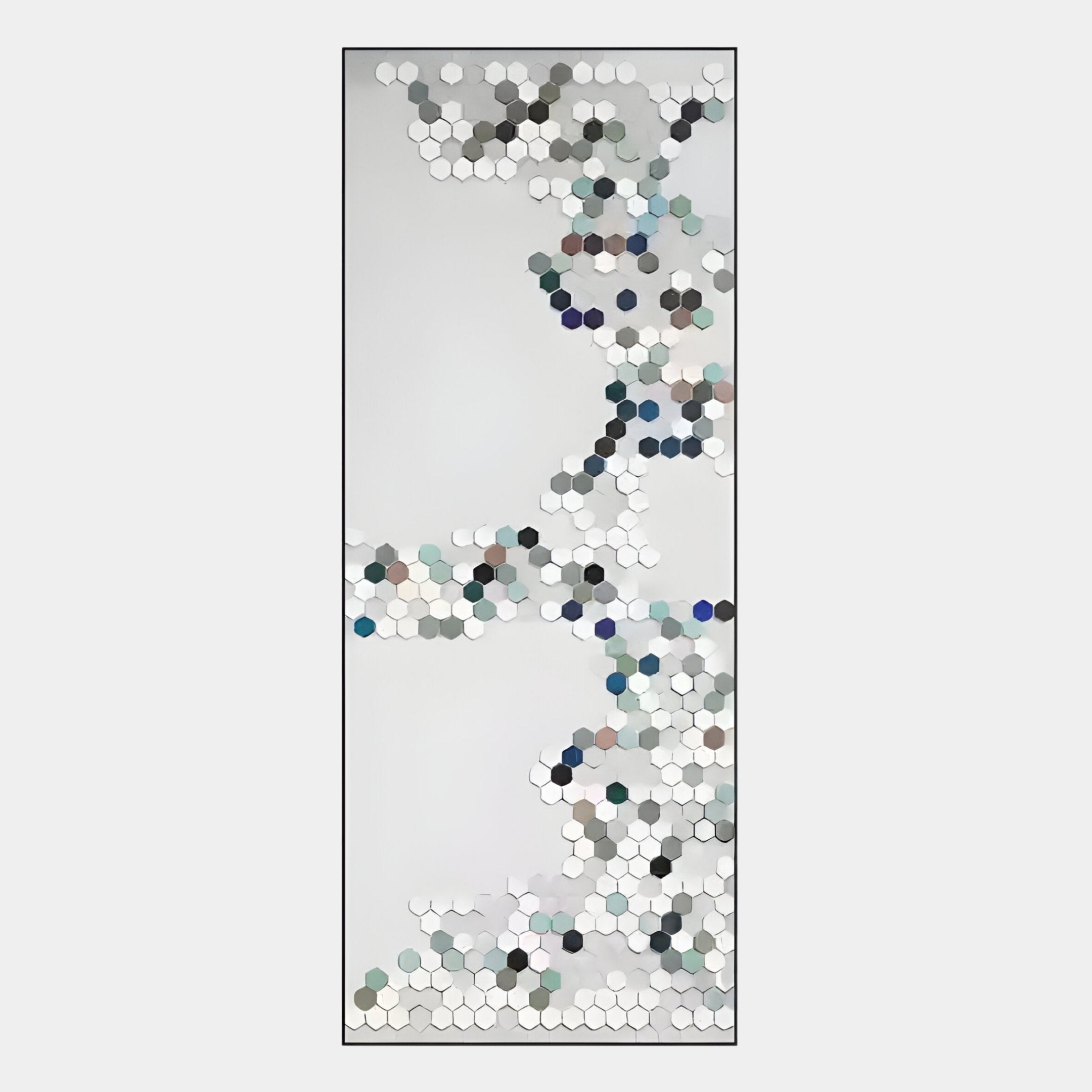 Hexara Vertical II Block Mosaic 3D Wall Art