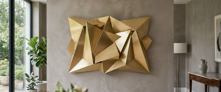 Abstract Geometric Wall Art: How to Place It so It Actually Reads - abstract geometric wall art