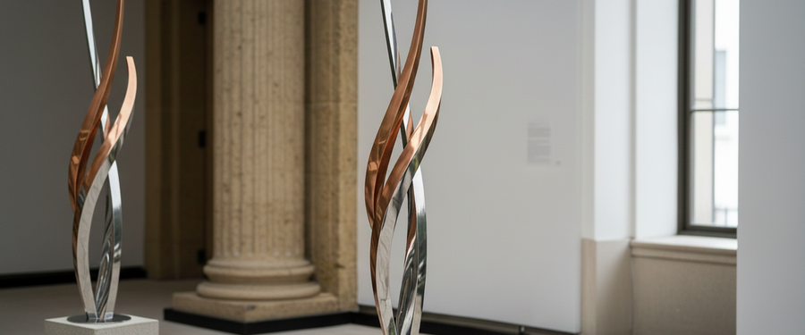 Abstract Sculpture: A Buyer's Guide to Materials, Scale and Placement - abstract sculpture