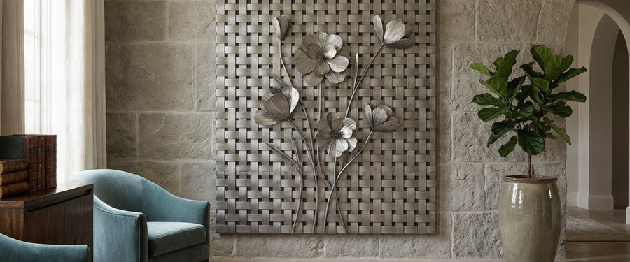Botanical Basket Metal: How a Woven Metal Wall Piece Actually Gets Made - botanical basket metal