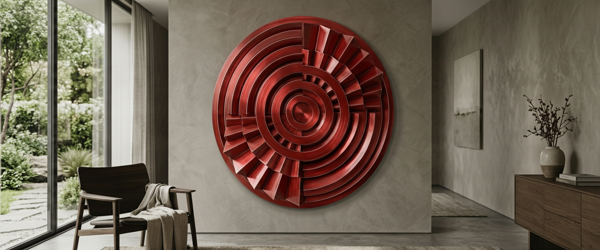 Contemporary Abstract Metal: How to Place It so It Actually Reads - contemporary abstract metal