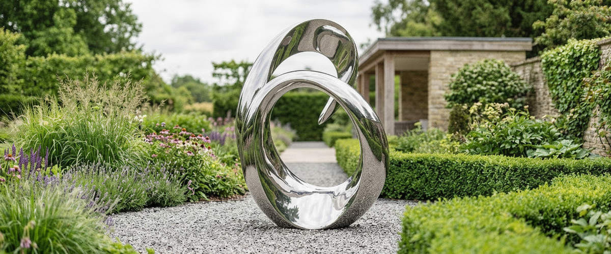 Contemporary Metal Garden Sculptures: A Buyer's Guide to Material, Scale and Placement - contemporary metal garden sculptures