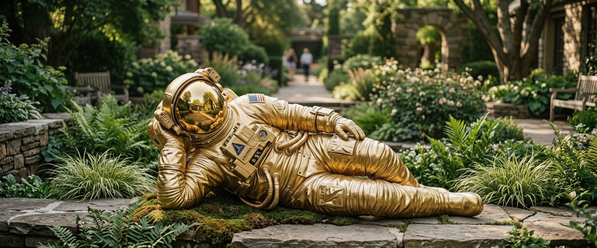 Fallen Astronaut Sculpture: How to Place a Space Figure so It Actually Lands - fallen astronaut sculpture