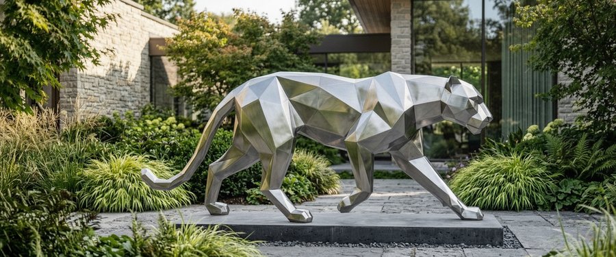 Geometric Sculpture Decor: How to Place Faceted Pieces so They Actually Land - geometric sculpture decor