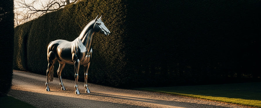 The Garden That Was Asking for a Horse: Choosing an Outdoor Horse Sculpture - horse sculpture outdoor