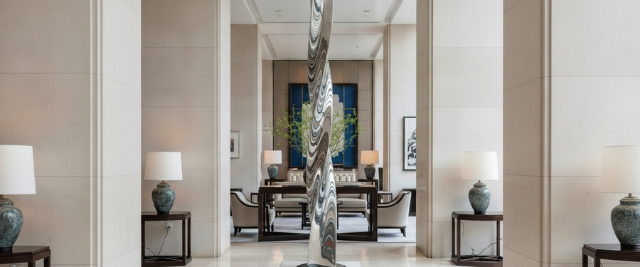 Hotel Lobby Sculpture: A Buyer's Guide for Owners and Designers - hotel lobby sculpture