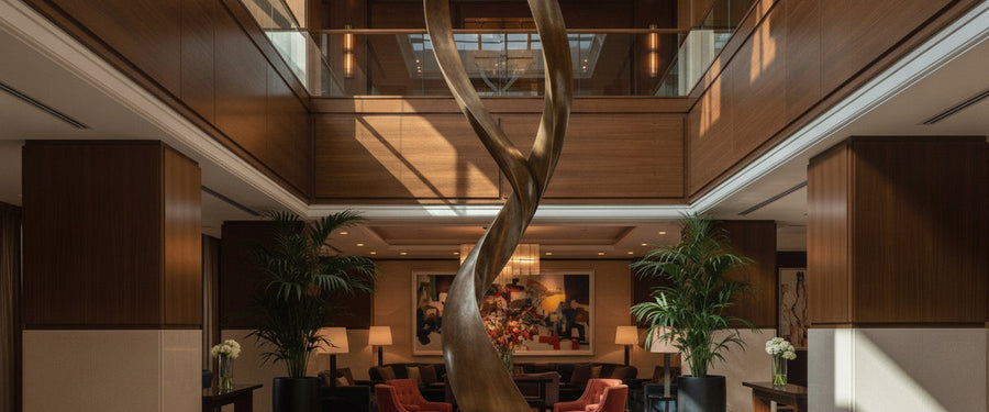 Hotel Lobby Sculpture: A Buyer's Guide for Owners and Designers - hotel lobby sculpture