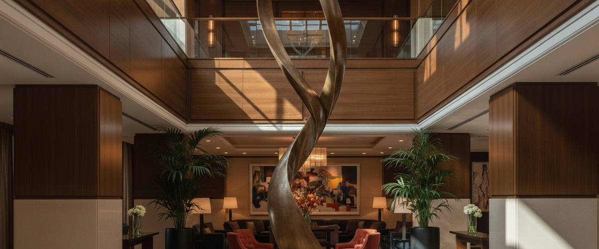 Hotel Lobby Sculpture: A Buyer's Guide for Owners and Designers - hotel lobby sculpture