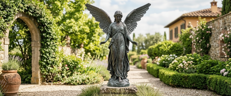 Large Angel Statues for Gardens: A Buyer's Guide to Scale, Material, and Placement - large angel statues gardens