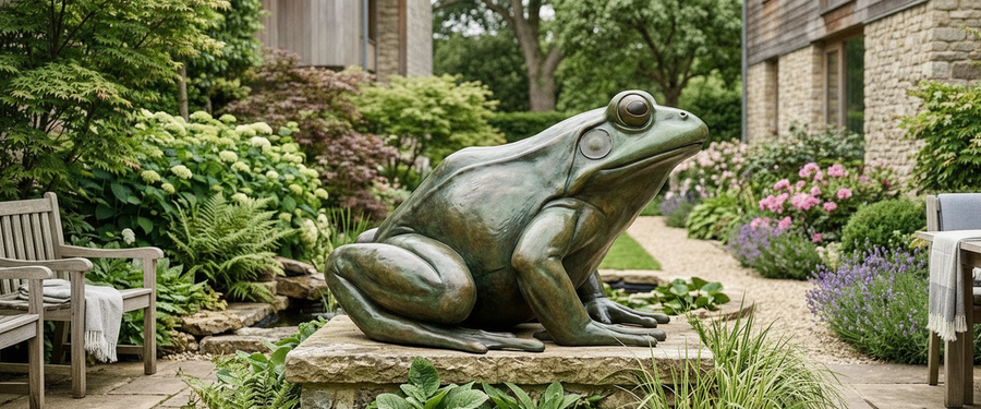 Large Frog Statue Garden Ideas: How Scale and Placement Change Everything - large frog statue garden