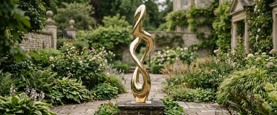 Large Metal Garden Sculpture: How Scale and Placement Decide the Whole Effect - large metal garden
