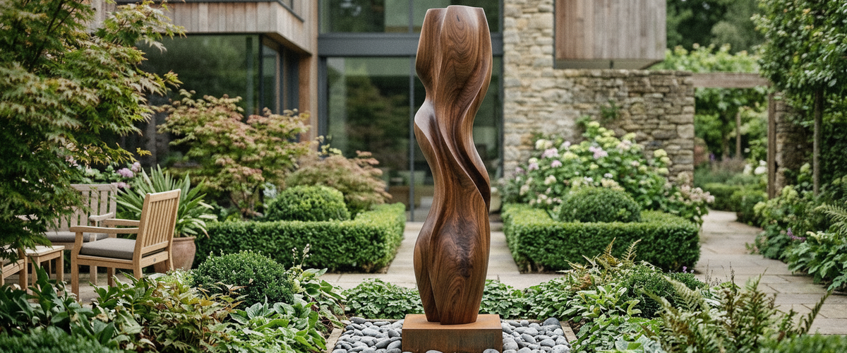 Modern Abstract Wood Sculpture: How to Place It so the Form Actually Reads - modern abstract wood sculpture