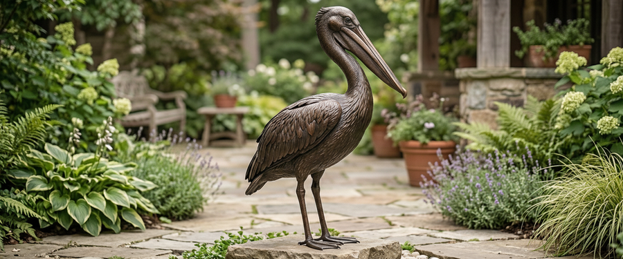 Placing Pelican Bronze Sculptures by Rinnan: A Buyer's Guide to Scale and Setting - pelican bronze sculptures rinnan