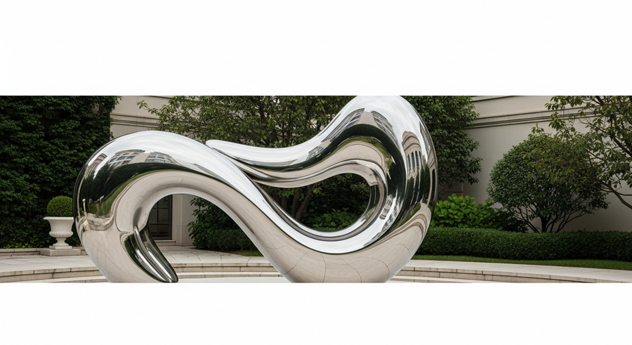 Stainless Steel Sculpture: Mirror Polish or Brushed? - stainless steel sculpture