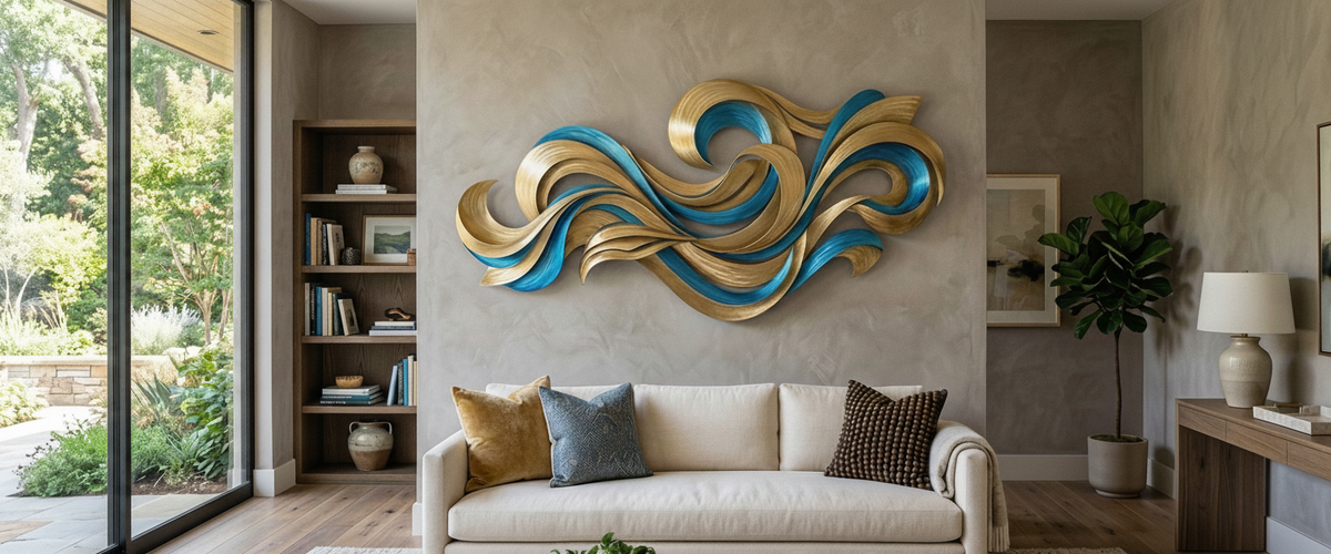 Wall Art for the Living Room: A Buyer's Guide to Scale, Material, and Placement - wall art living room