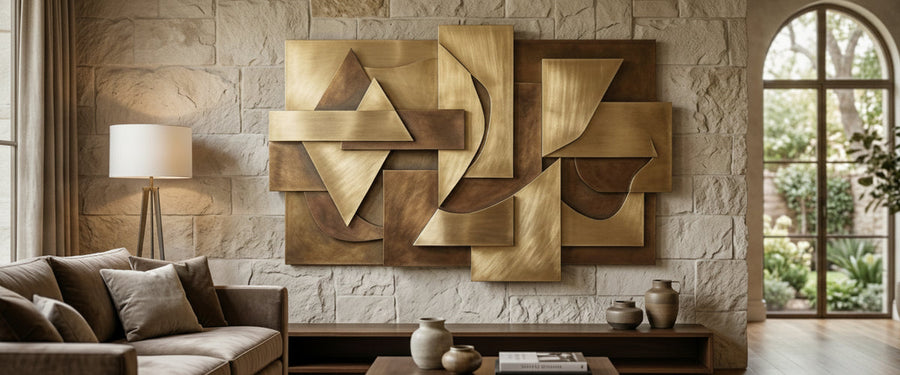 Wall Sculptures for the Living Room: A Buyer's Guide to Scale, Material, and Placement - wall sculptures living room