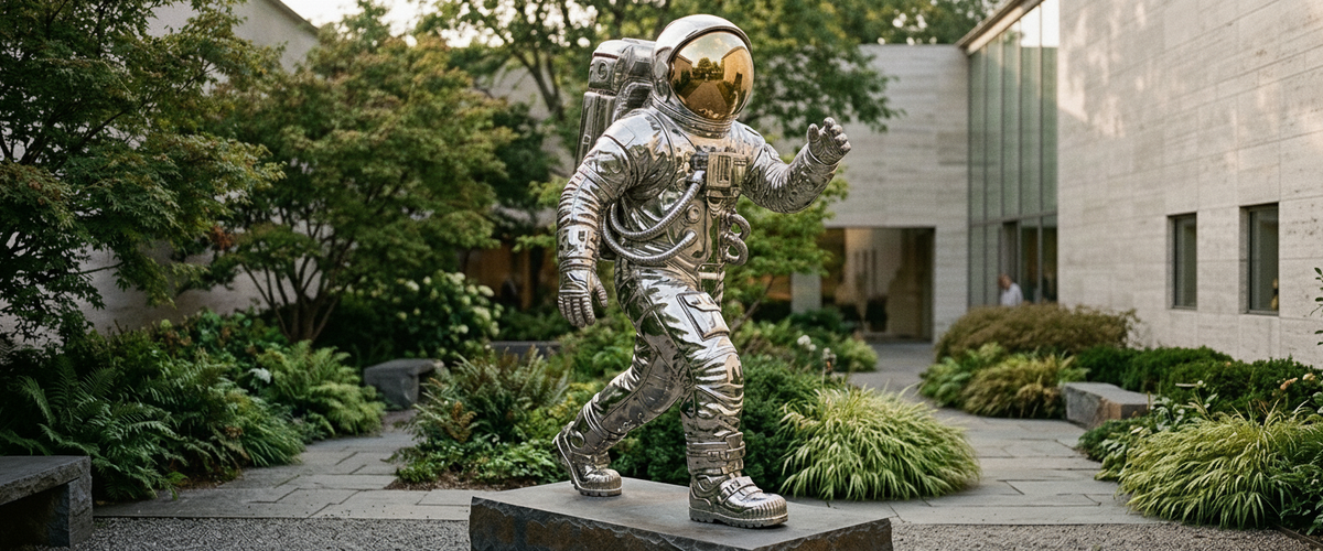 What an Astronaut Sculpture Artist Actually Weighs Before Saying Yes - astronaut sculpture artist