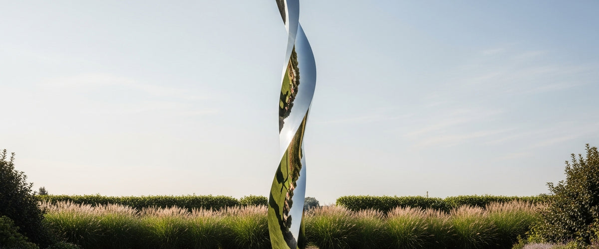 What Stainless Steel Garden Sculptures Actually Do in a Garden - stainless steel garden sculptures