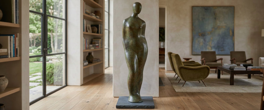 Where Abstract Modern Sculpture Actually Works in a Room or Garden - abstract modern sculpture