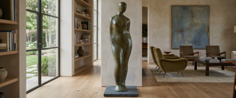 Where Abstract Modern Sculpture Actually Works in a Room or Garden - abstract modern sculpture