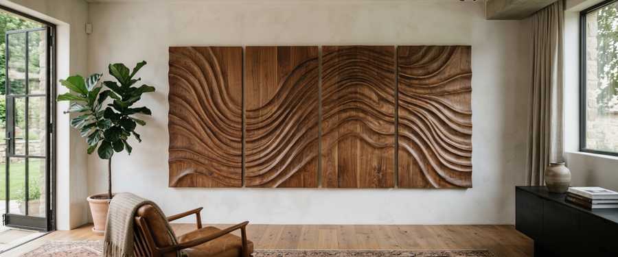 Wooden Wall Art Panels: How to Place Them so They Actually Land - wooden wall art panels