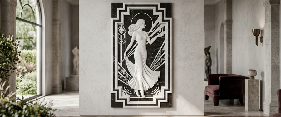 Art Deco Style Done Right: One Sculpture Beats a Room of Repro - art deco style