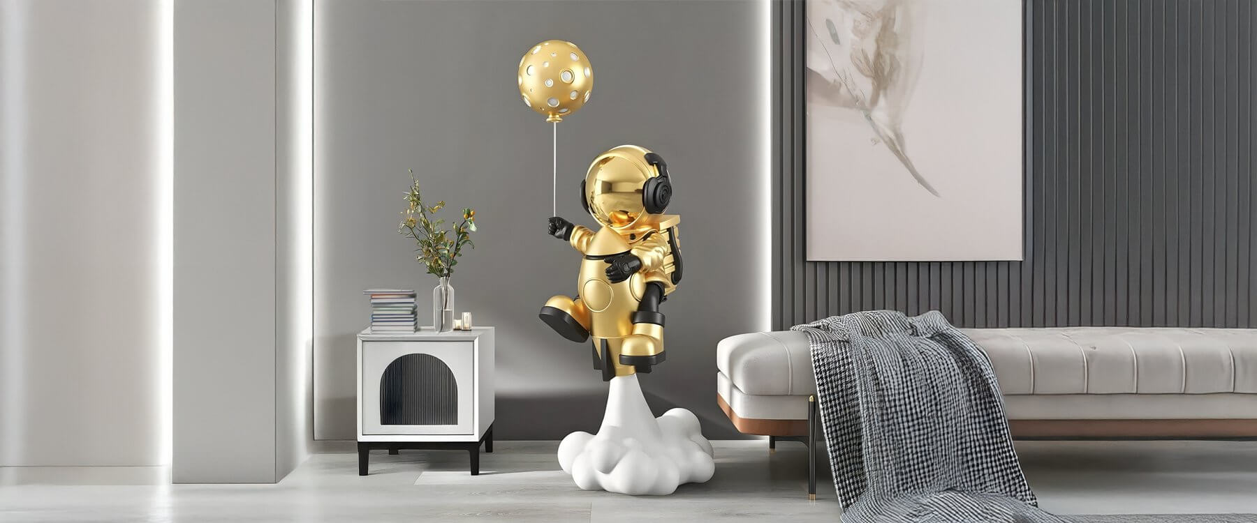 Kids-Room Cosmos: Playful Astronaut Sculptures That Spark STEM Dreams