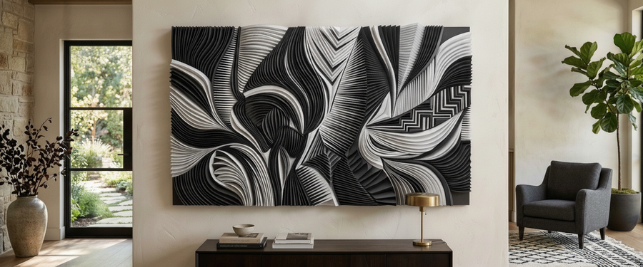 Big Canvas Art That Doesn't Read as Wallpaper - big canvas art
