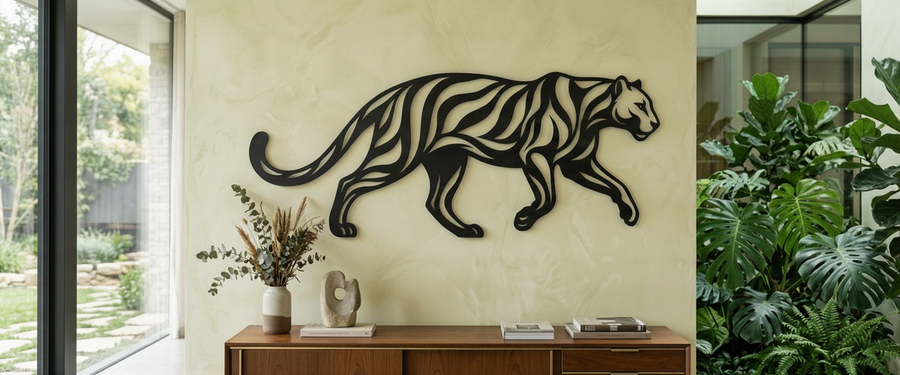 Black Metal Wall Art Lives or Dies on the Wall Behind It - black metal wall art