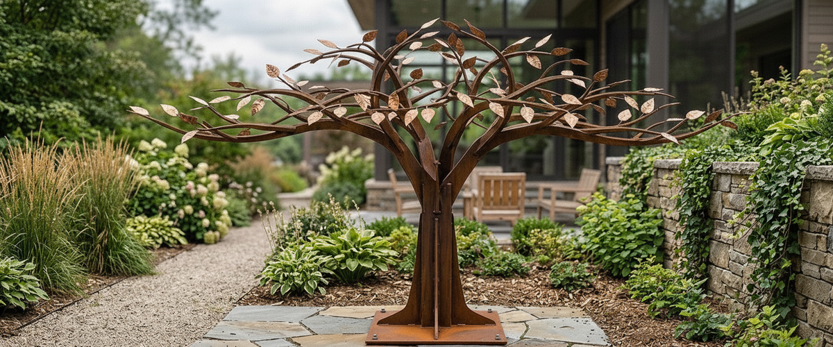 Branch Tips Break First: What a Metal Tree Sculpture Has to Survive - metal tree sculpture