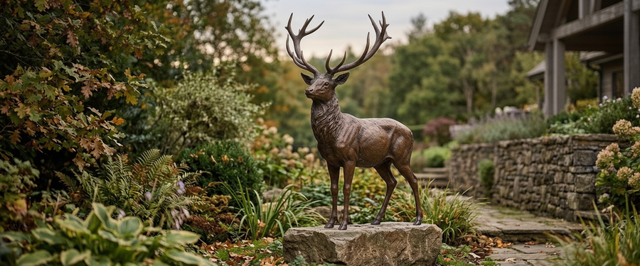 Bronze Deer Statues for Sale: Read the Age Before the Pose - bronze deer statues sale