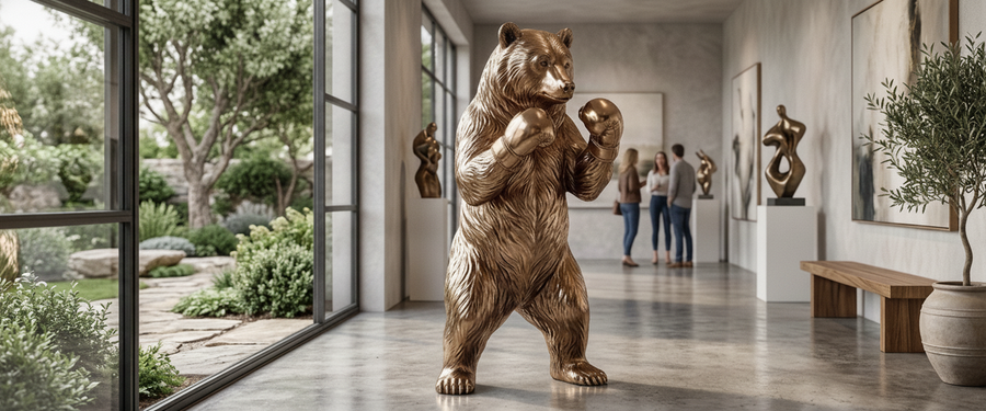 Bronze Electroplated Bear Sculpture: Where the Finish Wins and Where It Wears - bronze electroplated bear sculpture