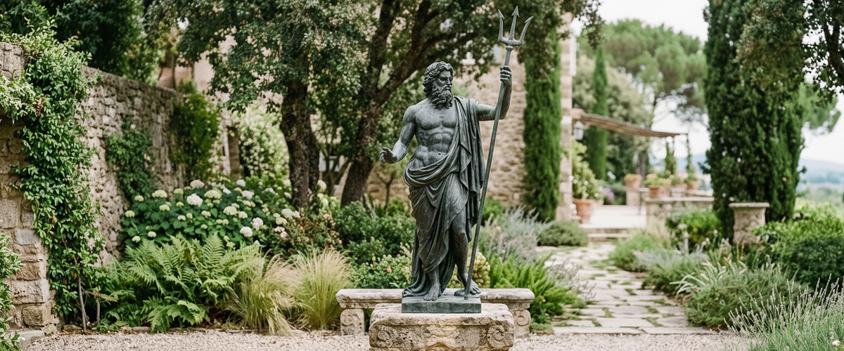 Bronze Greek Gods Statues: Placing Zeus, Apollo and Poseidon Well - bronze greek gods statues