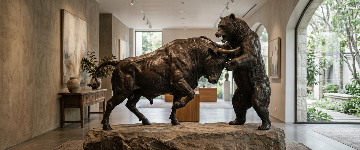 Bull Versus Bear: How to Choose a Bronze Bull Fight Sculpture That Holds up - bronze bull fight sculpture