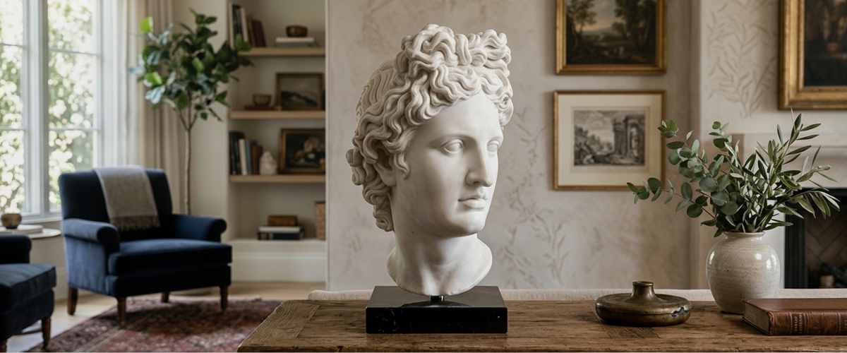 Where to Put an Apollo Marble Bust Sculpture, and Where Never to - bust apollo marble sculpture