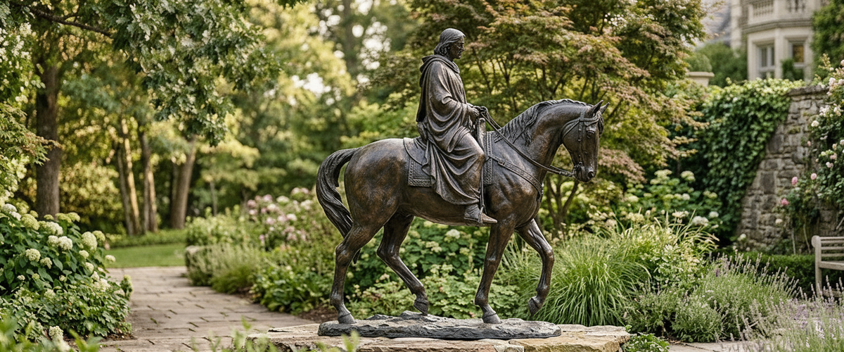 Buying a Bronze Horse Rider Statue: Measure From Hoof to Helmet First - bronze horse rider statue