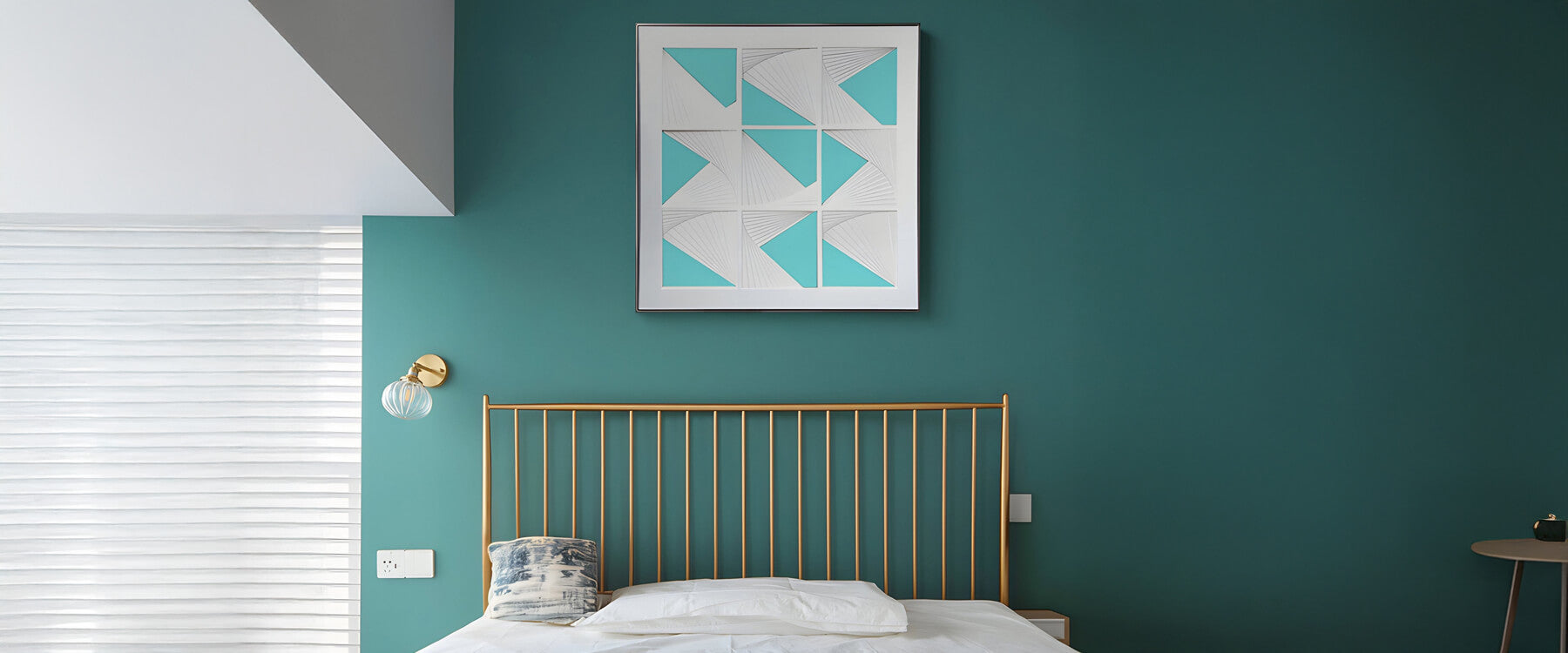 Why Neutral Bedrooms Crave a Bold Twist: Colourful Bedroom Art