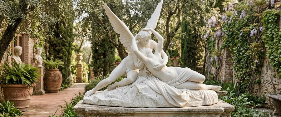 How to Judge a Cupid and Psyche Marble Statue Before You Buy - cupid psyche marble statue